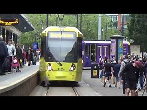 Manchester Metrolink Trams 2021-Piccadilly Station, Market Street & Piccadilly Gardens