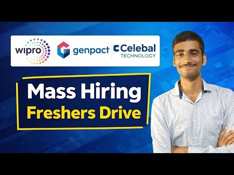 Wipro | Genpact | Celebal Technology Mass Hiring 2026 🔥 Freshers Drive