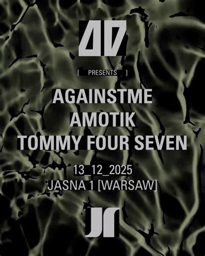 47 on Instagram: "📡 The Final Chapter / Warsaw For the first and last time, 47 lands in Warsaw on Saturday, December 13th - closing a decade-long journey. One room, one flow, one final transmission at JASNA 1. Tommy Four Seven is joined by label collaborators Amotik and AgainstMe, all part of the newly released TEN YEARS (47047). Expect the raw, textural, rhythm-driven sound that has defined 47 since 2015. A last chance to step inside the world of 47 as it comes to an end in Warsaw 🪐"