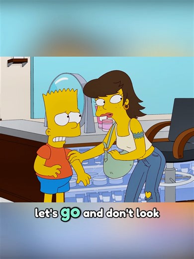 Bart is actually dating Jimbo's girlfriend#fyp #fypシ #thesimpsons #foryoupage #cartoon #usa