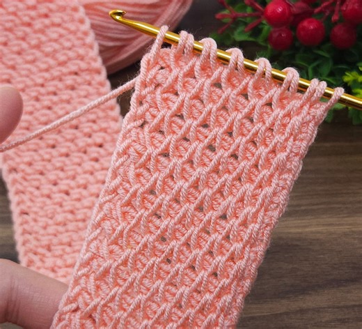 912K views · 18K reactions | wonderful!!! very easy crochet tunisian bandana model explanation #crochet #knitting | Nasıl Yapılır TV | Facebook