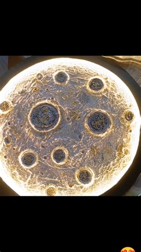 Moon art # trending moon lamp # making own moon #moonlight