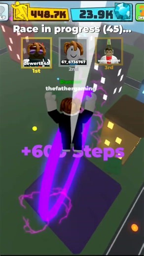 Roblox Legends of speed gameplay in game complete challenge Level 100 part 1 #roblox #ytshorts