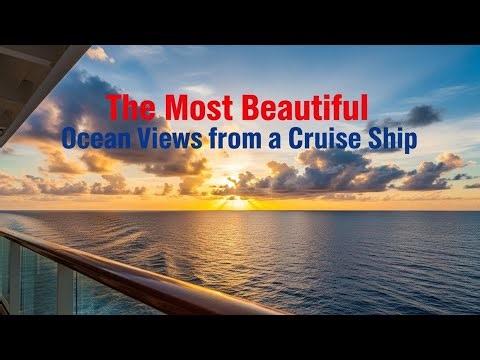 The Most Beautiful Ocean Views from a Cruise Ship