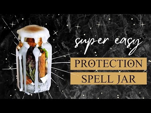 Protection Spell Jar - simple witchy craft that you can make today as a beginner!