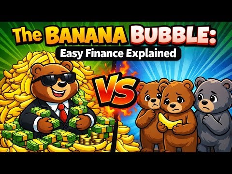 The Banana Bubble: Easy Finance Explained #FinancialBubble#EconomicsExplained#BananaEconomy