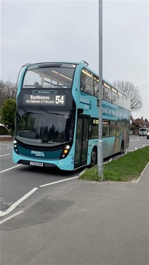 Brighton & Hove Route 54 Arriving Into DGH Bus Stop