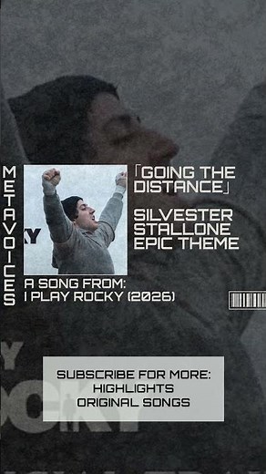 GOING THE DISTANCE - Sylvester Stallone - I Play Rocky EPIC THEME ORIGINAL SOUNDTRACK OST #shorts 5
