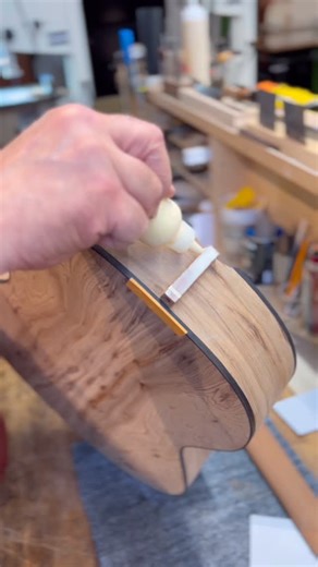 That’s it! #luthierlife #resonatorguitar #uniqueguitar | Robert Robinson Luthier