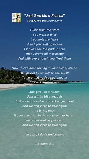 Just Give Me A Reason Song Lyrics Videos