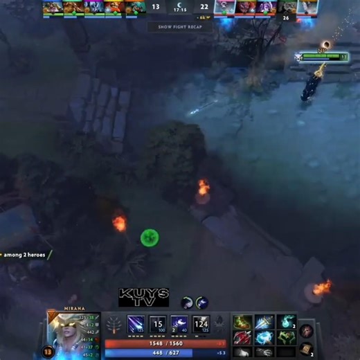 Mirana throws the best arrow of her life. 😅 #dota2
