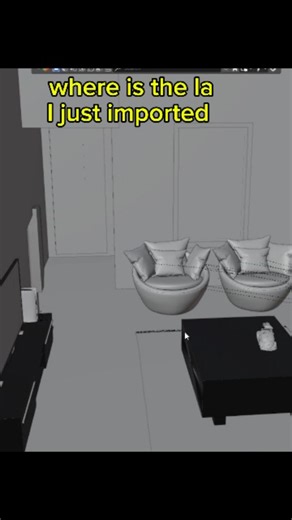 Suleiblend on Instagram: "Missing blender object #blender #interiordesign #architecture"