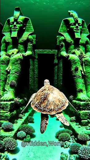 I Attached a GoPro to a Sea Turtle... You Won't Believe What She Found🐢💰 #AnimalPov #gopropov #viral