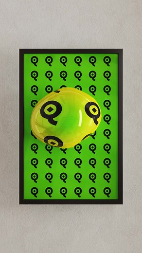 Inflating and Deflating Yellow Balloon Animation