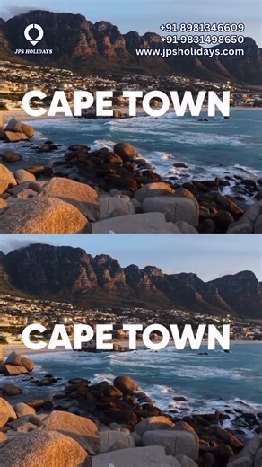  Cape Town – Where Oceans, Mountains & Magic Meet! Dramatic...