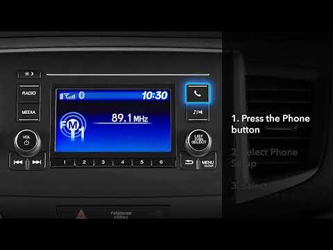 Honda Pilot: How to Delete Paired Phones from Bluetooth® HandsFreeLink®: LCD Audio Models