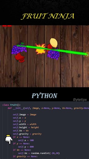 Create Fruit Ninja game by Python #programming #python