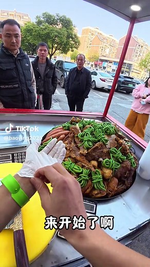 Delicious Chinese Street Food: Pork Ribs with Potatoes