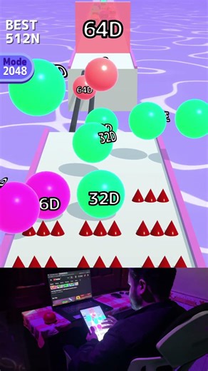 INFINITY MODE ♾️ | BALL RUN 2048 | PART #48 | EAQ GAMING