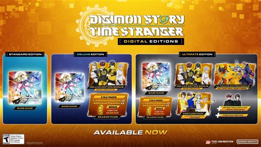 Digimon Story Time Stranger official alternate dimension season pass DLC release date trailer