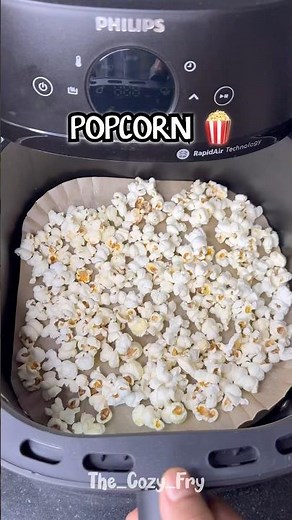 Air Fryer Popcorn 🍿 | Oil-Free & Super Healthy Snack #shorts