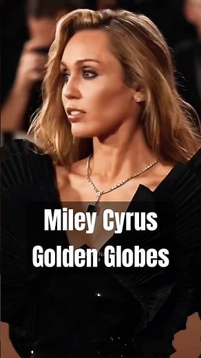 Miley Cyrus Stuns on the Golden Globes Red Carpet ✨ | #shorts #mileycyrus
