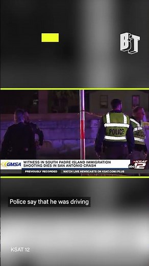 Sole witness to ICE shooting killed in car crash