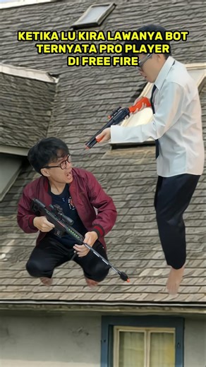 Ketika lu kira lawannya bot ternyata pro player di free fire #ramadanwithyoutube #ff #ffshorts