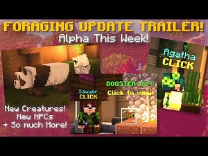 Foraging Update Trailer & Breakdown! Alpha THIS WEEK! Park Revamp! (Hypixel Skyblock News!)