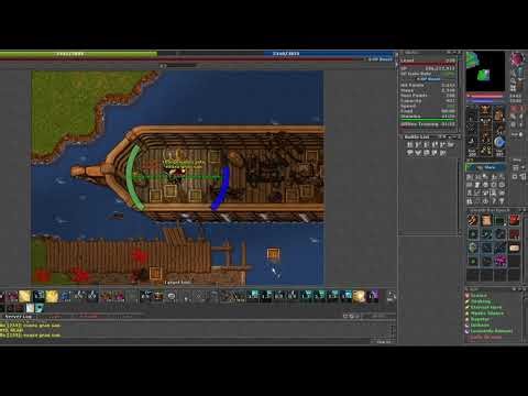 Tibia - Farming Longbow on Order of The Lion Bounac spot