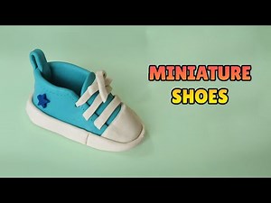 🔴 DIY How to Make MINIATURE SHOES - Easy Polymer Clay, plastilina and Fondant Cakes Tutorial