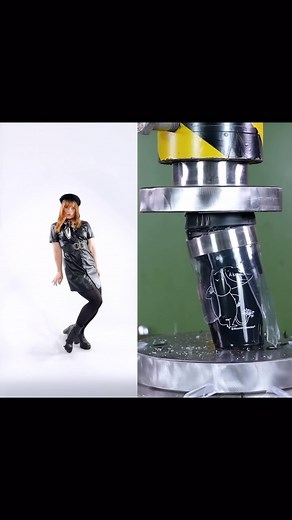 535K views · 135K reactions | Hydraulic Press Gurlll is BACK! I haven’t filmed new episodes since last year! It was time to break the hiatus…duets with @hydraulicpresschannel #hydraulicpressgirl #hydraulicpress | Smac McCreanor | Facebook