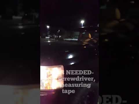 Silverado Headlight Adjustment