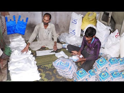 How To Make Plastic shopping bags manufacturing process | Poly Bags