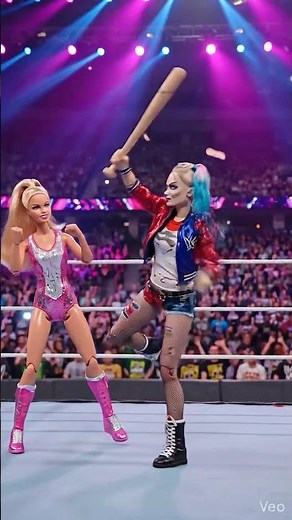 #barbie vs #harleyquinn #wwe