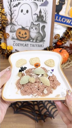 POV: Cozy Halloween Dinner with My Cat🎃ASMR