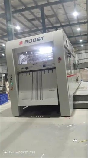 BOBST Nova cut 3.0 m/c #cuttingmachine