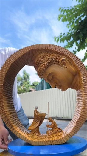 #budha #lordbuddha #buddhaart #budhainspired #buddhastory #buddhatemple #budhastatue #budhism #wood.