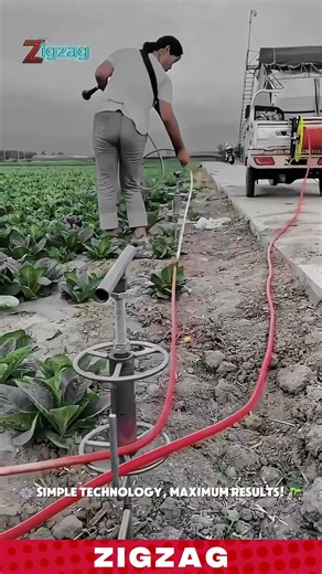 Portable & Efficient Field Sprinkler for Even Water Distribution