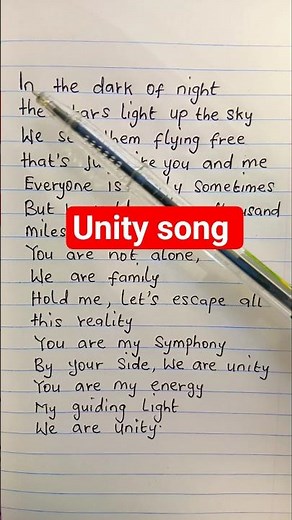 Unity song lyrics by The Walkers and Alan Walker #Unity #alanwalker #thewalkers #songlyrics