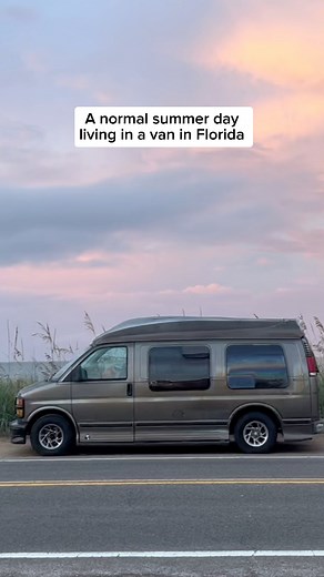 404K views · 7.7K reactions | I’d be dead if it wasn’t for coffee shops #vanlife #vanlifediaries #vanconversion #solocamping #solotravel #florida #beachlife | Tropical Russian | Facebook