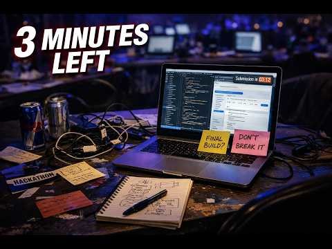 A Day in My Life at a Hackathon (How I Actually Won) pt.1