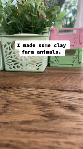 Adorable Clay Farm Animal Figurines