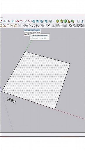 sketchup tips / place random tile design
