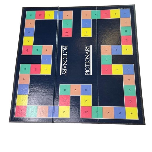 Vintage 1985 Pictionary Game Board Folding Replacement Original Parker Brothers Edition - Etsy Australia
