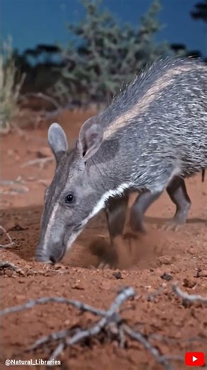 This animal eats 50,000 ants 😲"Aardvark" #Aardvark #RareAnimal #Wildlife #AnimalFacts #NatureShorts