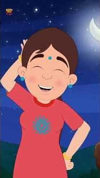 Chand Utheche Ful Futeche, চাঁদ উঠেছে ফুল ফুটেছে #shorts #babyrhymes #babysongs #cartoon #viral