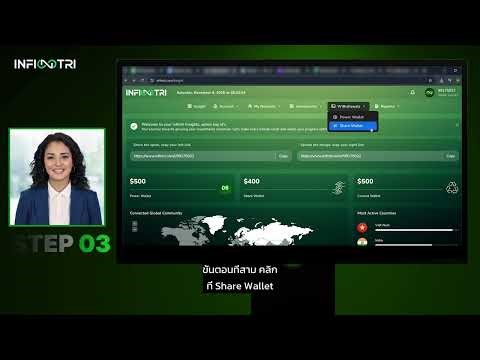 How to Withdraw from Power & Share Wallet | วิธีถอนเงินจาก Power และ Share Wallet