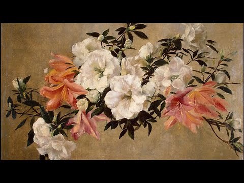 25 Most Elegant Paintings of Flowers by 19th Century French Painters / Delibes: Lakmé – Flower Duet