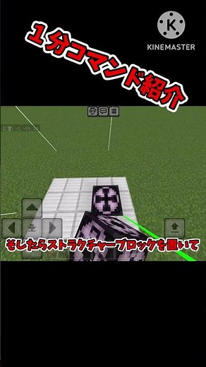【小学生マイクラ】１分コマンド紹介！『ジェネレーターの作り方』